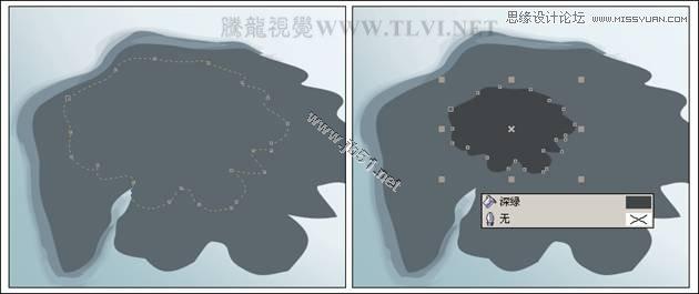 CorelDRAW(CDR)制作(绘制)中国风水墨国画实例教程分享10