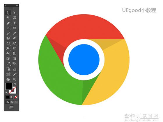 手把手教你用AI绘制谷歌Chrome标志14