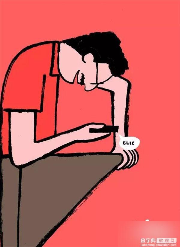 孤独症候群席卷 漫画解读人类为何迷恋智能手机9