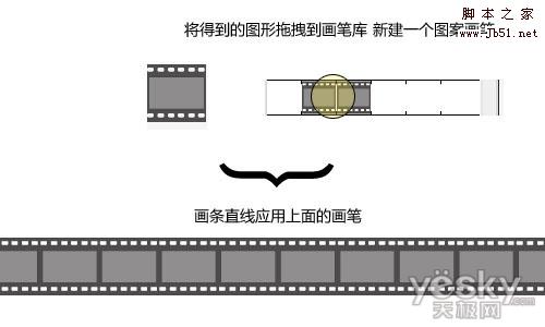 Illustrator绘制胶片缠绕的抽象效果3