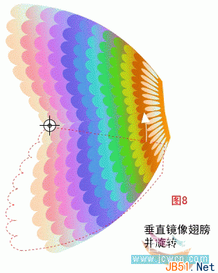 Coreldraw(CDR)设计制作具有手绘特色的美丽翩跹蝴蝶梦实例教程9