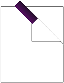 FreeHand使用教程：创建紫色纸张页面卷边效果15