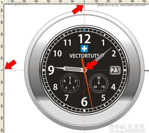 CorelDraw(CDR)设计绘制超真实的有质感的手表实例教程33