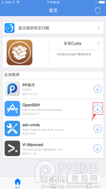 苹果iOS8.0-iOS8.1完美越狱后修改OpenSSH通道密码图文教程【附下载】2