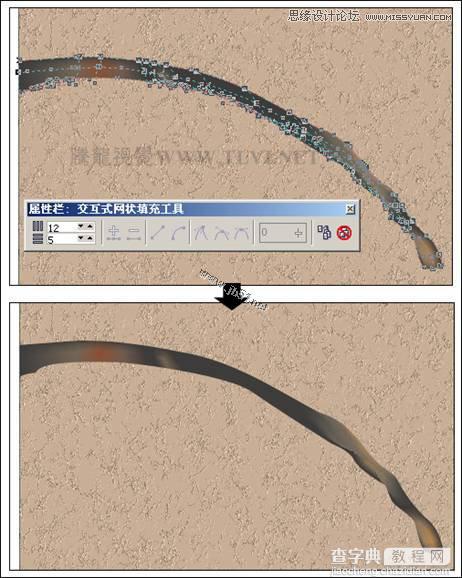 CorelDRAW(CDR)设计制作中国风花鸟工笔画实例教程7