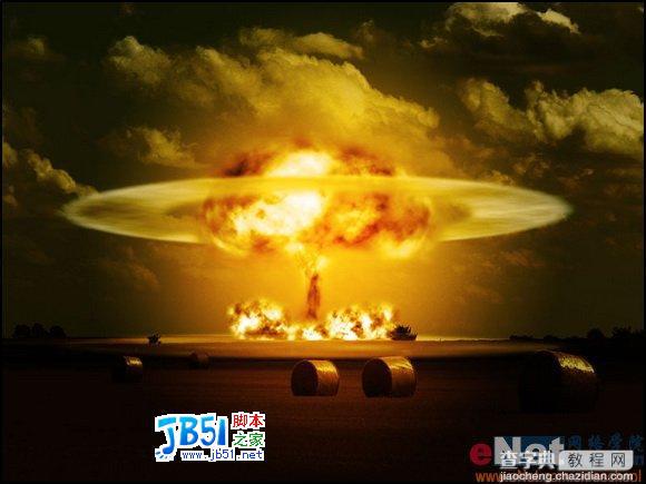 photoshop打造原子弹核爆炸壮观效果1