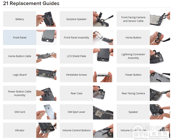 iFixit发布关于iPhone6的21个维修指南(地址)1