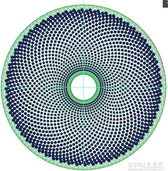 AI教程：利用Illustrator制作漂亮的螺旋圆点花纹10