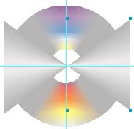 利用FreeHand混合渐变色技巧创建CD光盘的反光表面11