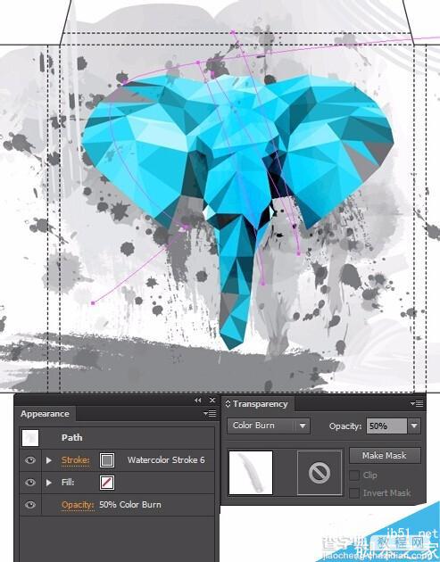 Illustrator设计一个大象封面的CD10