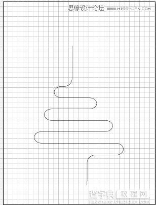 Illustrator cs5 艺术画笔绘制弯曲的铅笔18