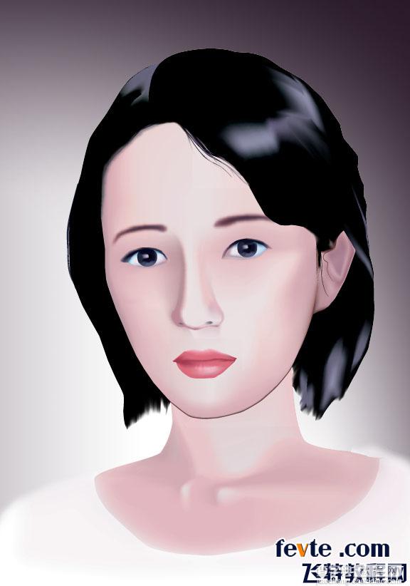 AI绘制女性肖像过程全解1