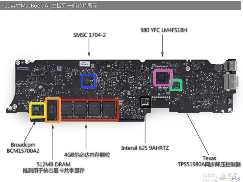 MacBook Air 11英寸款拆机过程图文教程18