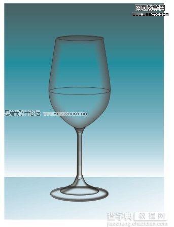 CorelDRAW 制作高雅的高脚红酒杯7