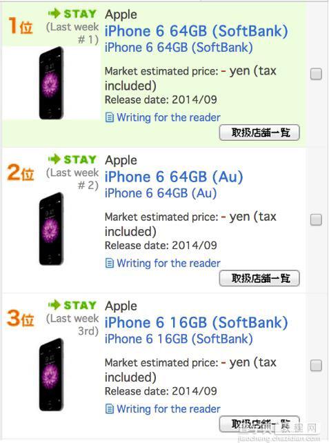 苹果iPhone6：中日韩三国差别待遇2