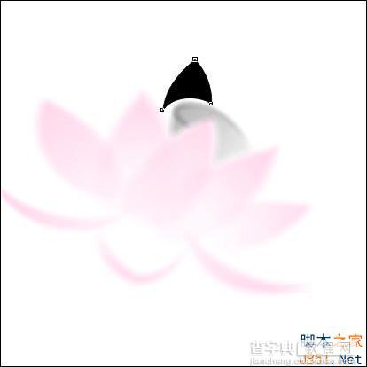 Coreldraw(CDR)设计绘制美丽的具有宣纸效果的中国画荷花蜻蜓图实例教程7