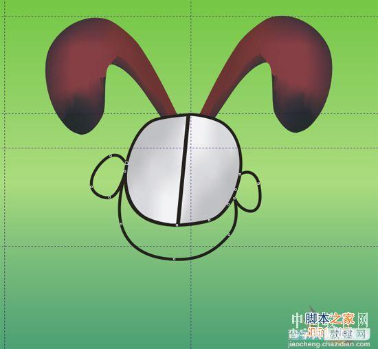 CorelDRAW(CDR)设计绘制一只卡通可爱的小狗鼠绘实例教程16