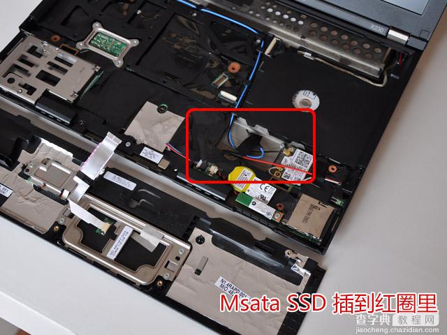 ThinkPad X230 安装MSATA SSD固态硬盘diy拆机教程4