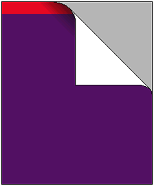 FreeHand使用教程：创建紫色纸张页面卷边效果18