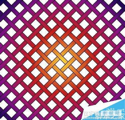 CorelDRAW制作一个漂亮的编织效果2