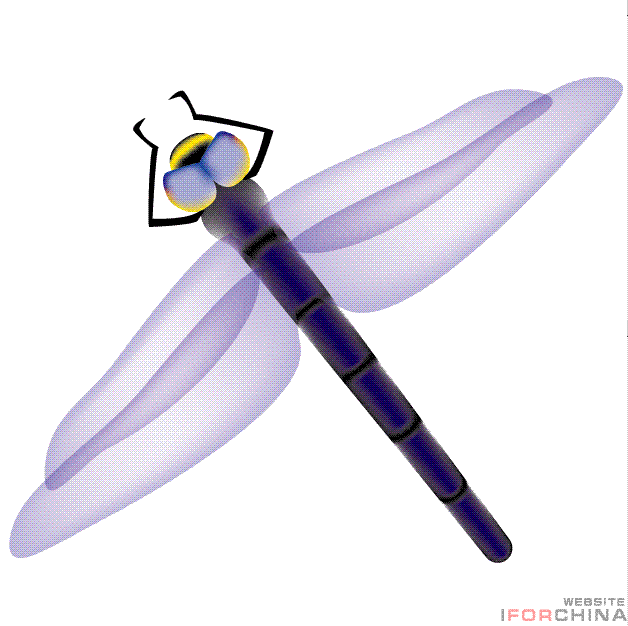 AI网格渐变制作漂亮的蓝蝴蝶和蜻蜓教程14