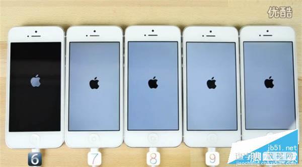 iPhone5升级运行iOS10/9/8/7/6速度对比评测3