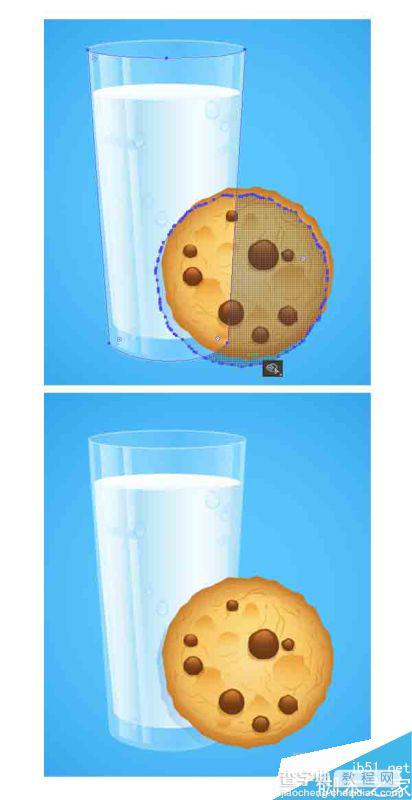 AI绘制一杯写实的牛奶和超有质感的燕麦饼干33