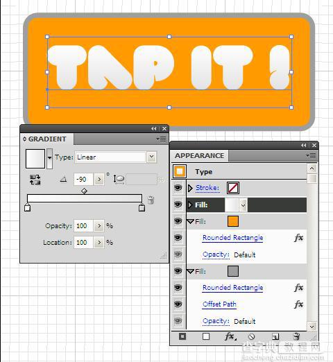 Illustrator创建无限重用的按钮样式图文教程11