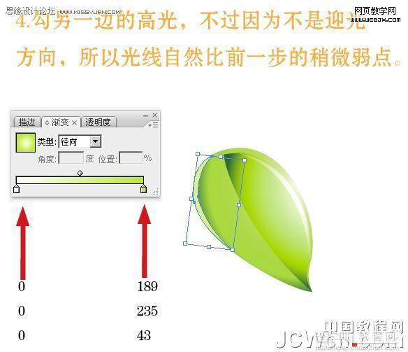 Illustrator 绘制绿叶环保的精致货牌6