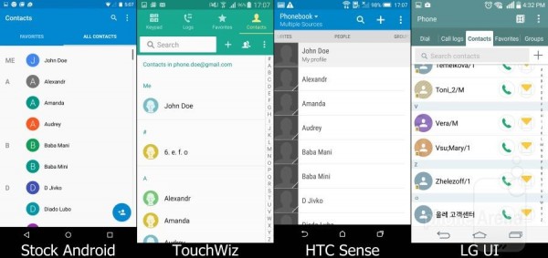 Android 5.0原生系统/TouchWiz/HTC Sense/LG UI界面对比15