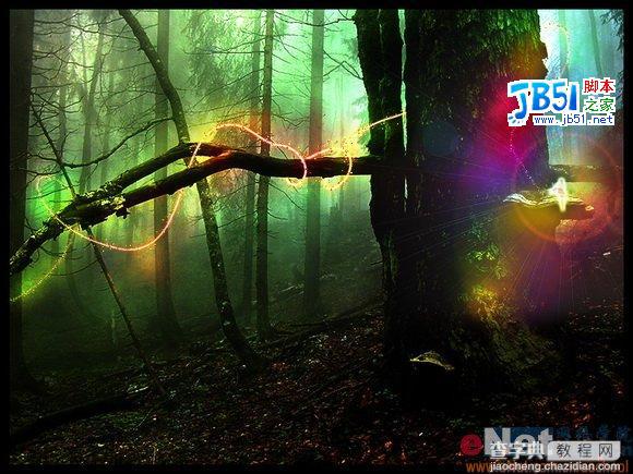 Photoshop打造魔幻世界仙境森林1