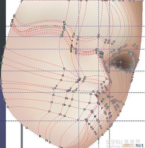 CorelDRAW(CDR) X3设计绘制3D美女(MM)图片的实例教程5