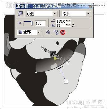 CorelDRAW(CDR)设计制作布纹铅笔画风格卡通玩偶实例教程分享6