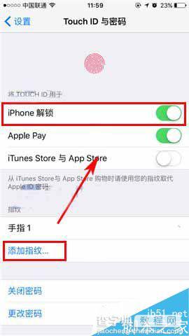 苹果iPhone7怎么设置指纹解锁呢?2