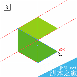 AI参考线制作比较规矩的六面体23