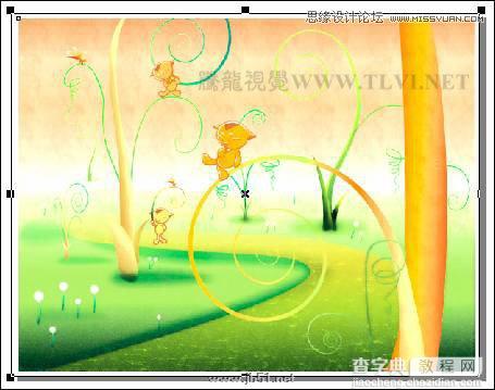 CorelDraw(CDR)彩色铅笔设计绘制美丽的卡通童话故事实例教程40