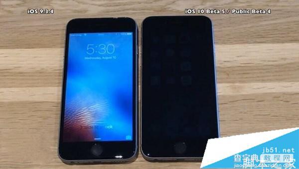 iOS9.3.4/iOS10 beta5谁更快？iPhone6S iOS10 beta5与iOS9.3.4运行速度对比评测1