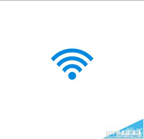 CorelDRAW怎么制作蓝色的wifi信号图标?1