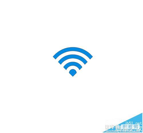 CorelDRAW怎么制作蓝色的wifi信号图标?33