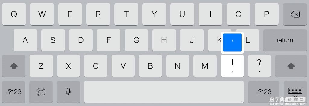 iOS7虚拟键盘的那些隐藏功能简要概述2