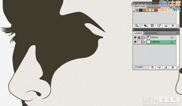 Illustrator(AI)设计绘制一张水滴飞溅效果的面部特效图实力教程5