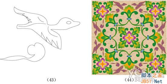 Illustrator(AI)设计打造古典花纹壁纸图实例教程16