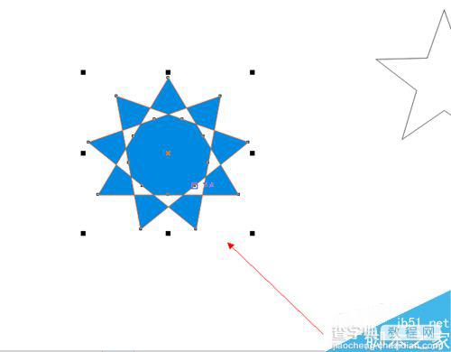 入门:CDR中复杂星形工具使用方法5