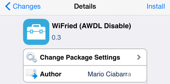 安装iOS8.1越狱WiFried插件需要注意哪些问题1