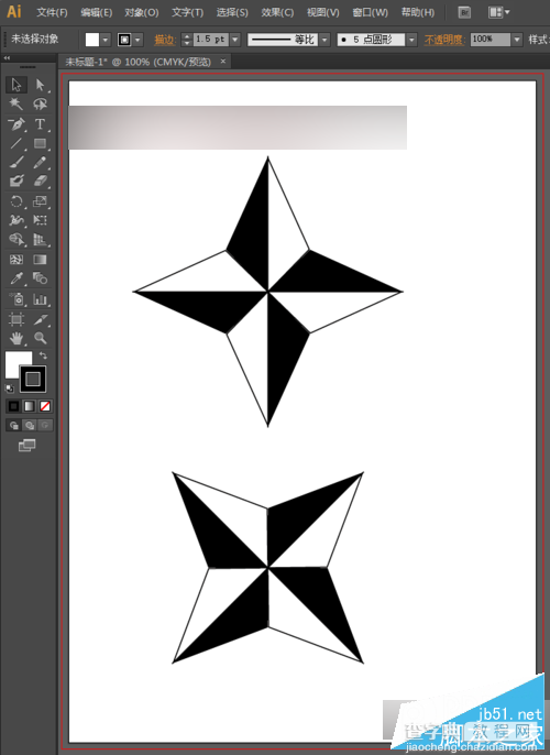 AI绘制星形logo标志的两种方法介绍19