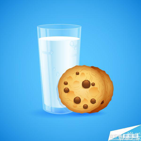 AI绘制一杯写实的牛奶和超有质感的燕麦饼干37