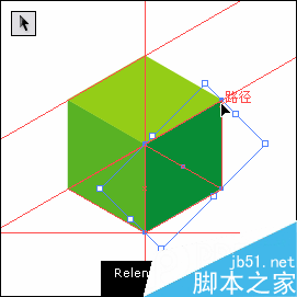 AI参考线制作比较规矩的六面体25
