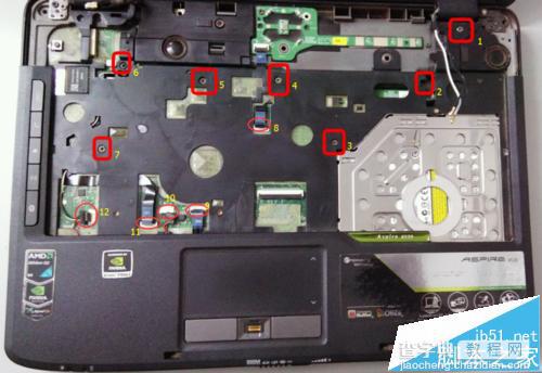 Acer 4530笔记本怎么拆机? 宏基Acer Aspire 4530拆机教程20