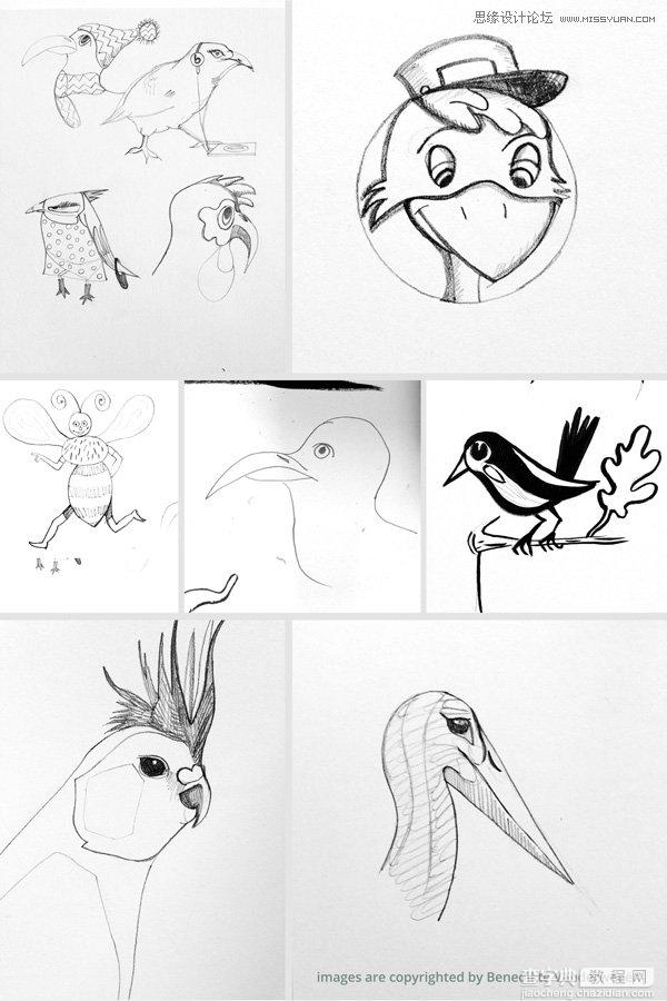 Illustrator绘制卡通风格的应用程序动物图标2