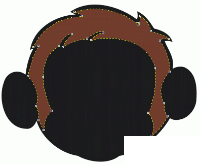 CorelDraw(CD11)设计制作逼真的小猴头像实例教程18